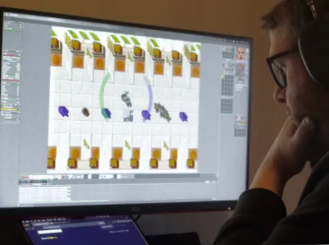 Martijn playing Tibia